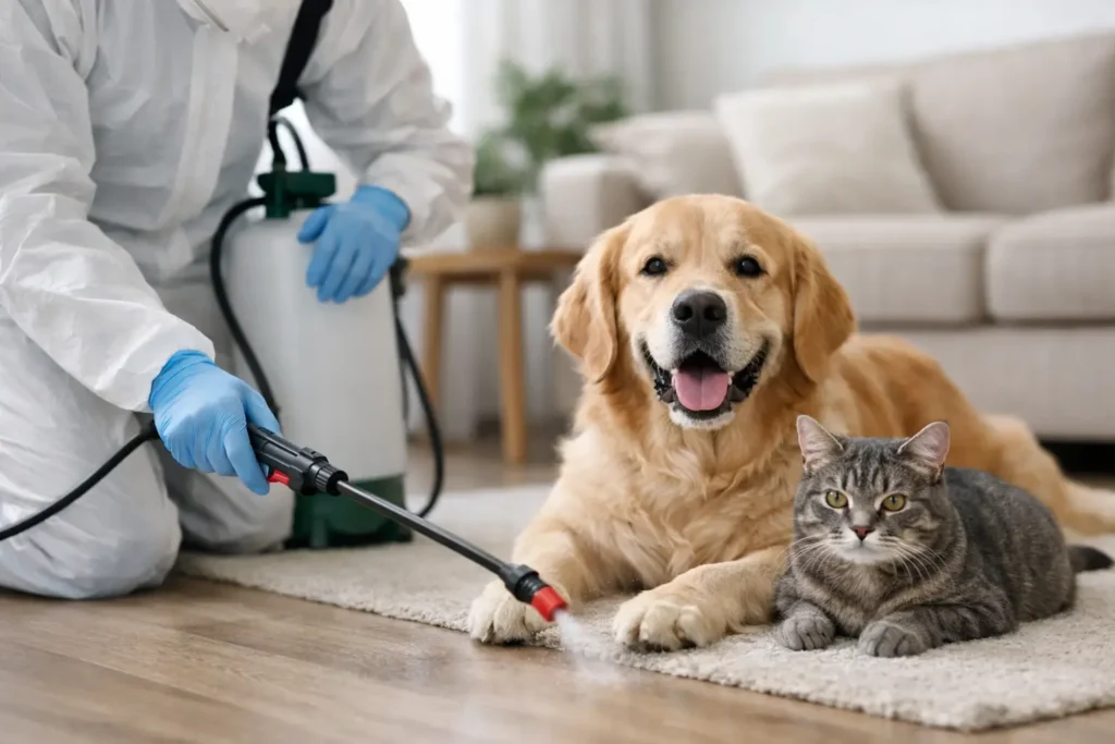 Are Pest Treatments Safe for Pets at Home?