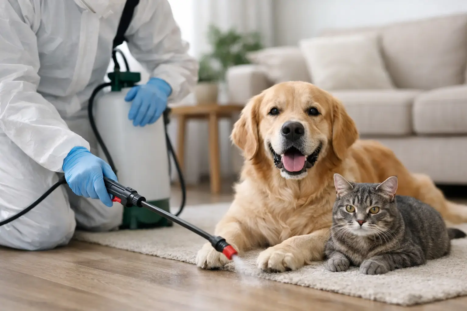 Are Pest Treatments Safe for Pets at Home?
